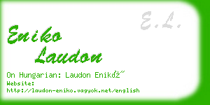 eniko laudon business card